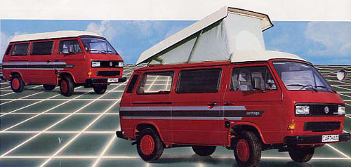 VW Bus T3 Faltenbalg beige Aufstelldach Westfalia Joker Westi 1980-1985